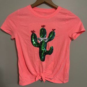 Cactus Knotted T-Shirt